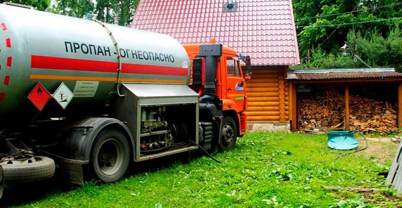 Заправка газгольдеров в Питере